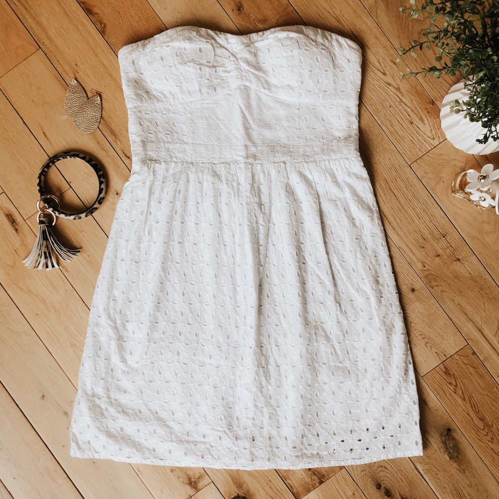 {American Eagle} Strapless Summer Dress